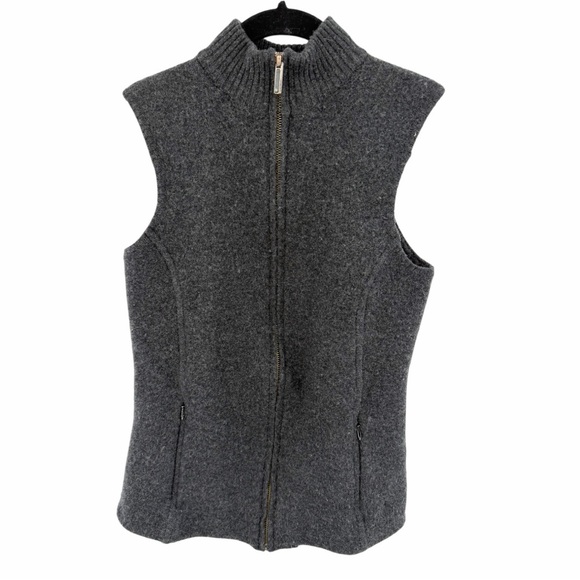 Smartwool Jackets & Blazers - Smartwool 100% Merino Wool Gray Full Zip Vest Womens‎ Medium (runs small)